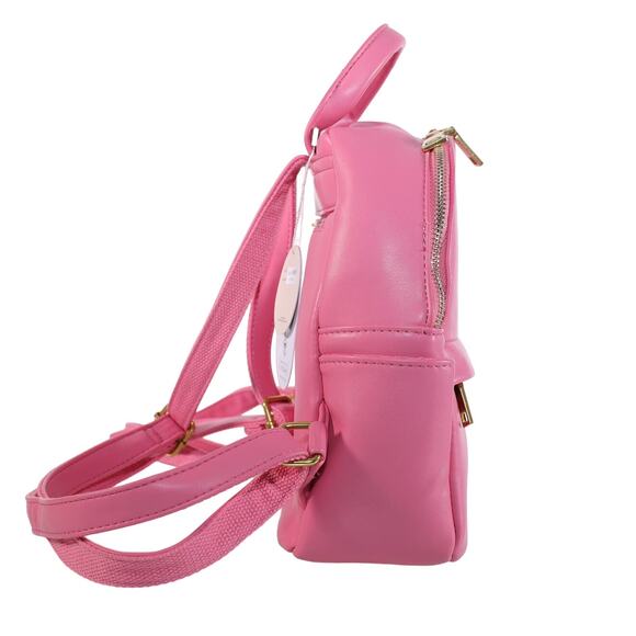 Melie Bianco Louise Recycled Vegan Leather Backpack - Pink - NWT - Picture 4 of 10
